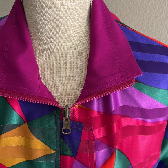 Vintage (90s) Geometric REVERSIBLE Jacket - Picture 4 of 10
